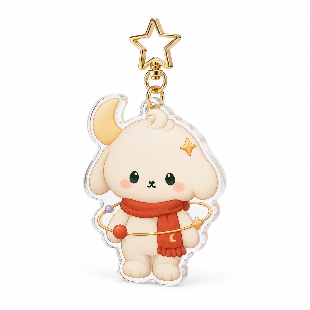 Custom clear acrylic keychains WONDERFORM sample